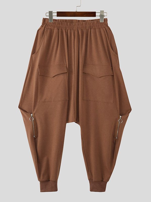 Men's Deconstructed Zipper Design Pant SKUL48588