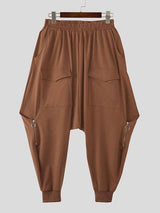 Men's Deconstructed Zipper Design Pant SKUL48588