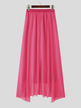 Men's Casual Layered Floor Length Hem Pant SKUL35085