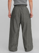 Men's Striped Textured Wide Leg Pant SKUL29704