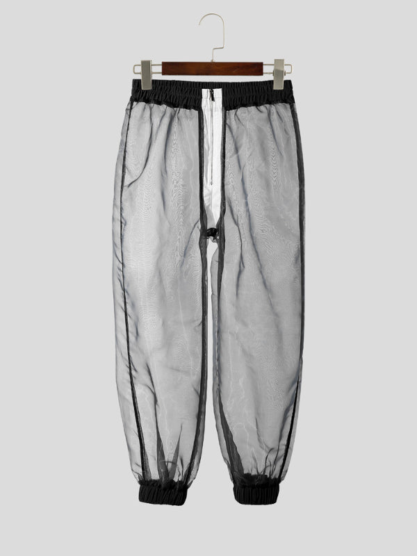 Men's Sheer Mesh Colorblock Pant SKUL16810