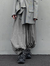 Men's Casual Plaid Lantern Pant SKUL48767