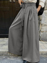 Men's Avant-Garde Ultra Wide-Leg Pleated Pant SKUL58791