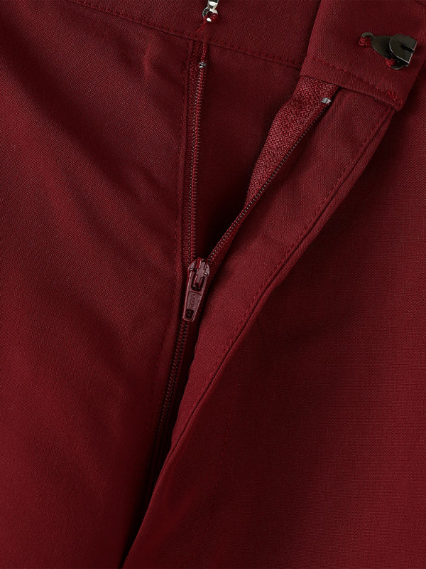 Men's Ruffle Trim Patchwork Casual Pant SKUL22568