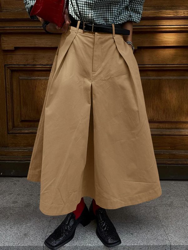 Men's Solid Color Loose Wide Leg Pant SKUL41206