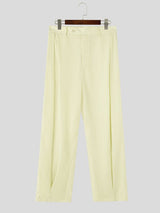 Men's Solid Color Loose Wide Leg Pant SKUL56632