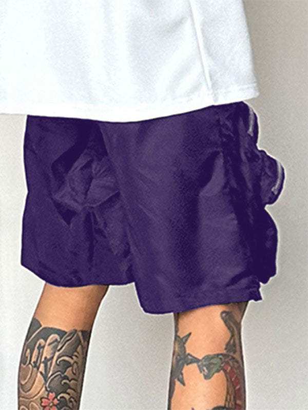 Mens Solid Color Multi-Zip Utility Short SKUL02185