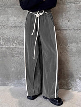 Mens Velvet Drawstring Design Casual Pant SKUK91085