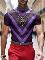 Mens Sheer Slim-Fit Short-Sleeve T-Shirt SKUL04427