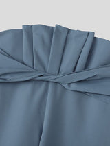 Men's Deconstructed Fan Shaped Waist Wide Leg Pant SKUL43986