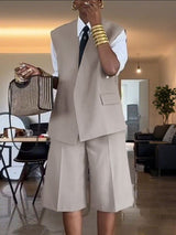 Men's Fashion Simple Casual Two Pieces Outfit SKUL53242