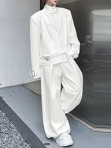 Men's Deconstructed Padded Shoulder Casual Two Pieces Outfit SKUL37230