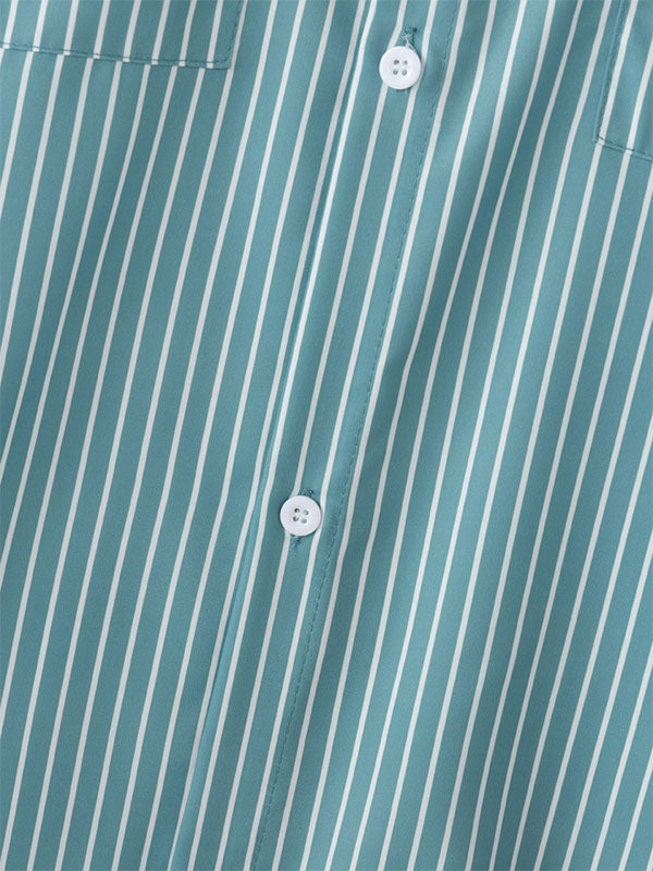 Mens Striped Hooded Casual Two Pieces Outfit SKUL17852