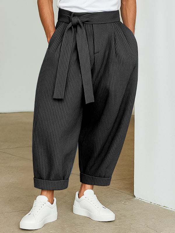 Mens Striped Loose Casual Pant SKUL13893