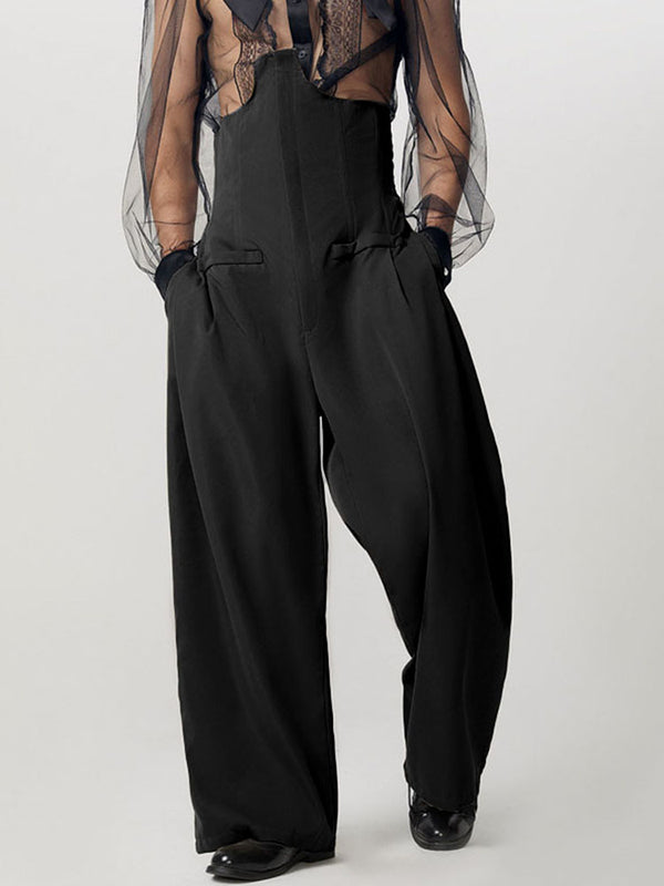 Mens Deconstructed Solid Cinched Waist Pant SKUK82427