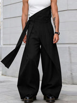 Men's Avant-Garde Asymmetric High Waist Pant SKUL57872