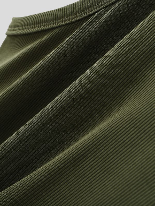 Men's Avant-Garde Multi-Strap Tie Shoulder Button Decor Fit Ribbed Tank SKUL74520