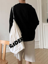 Men's Solid Drawstring Design Long Sleeve Shirt SKUL32948