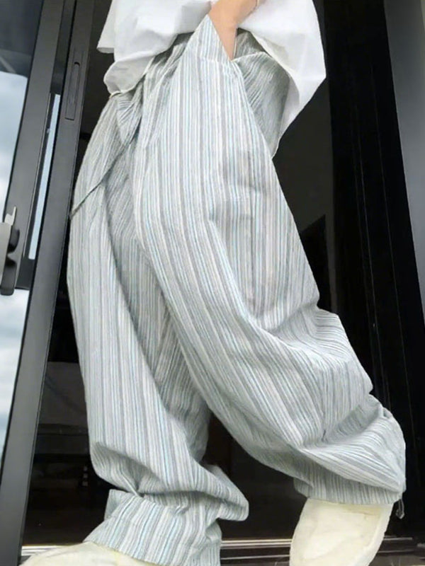 Mens Striped Loose Casual Pant SKUL17959