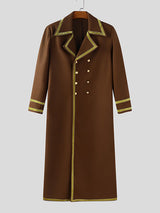 Men's Colorblock Piped Long Sleeve Coat SKUL27339