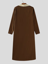 Men's Colorblock Casual Long Sleeve Blazer SKUL26032