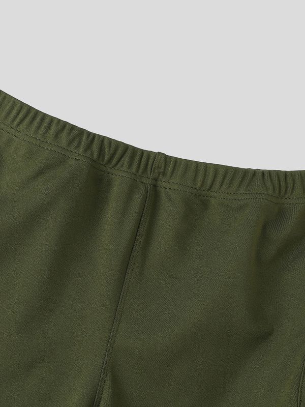 Men's Avant-Garde Dual Side Strappy Cutout Fitted Gym Boxer Short SKUL68422