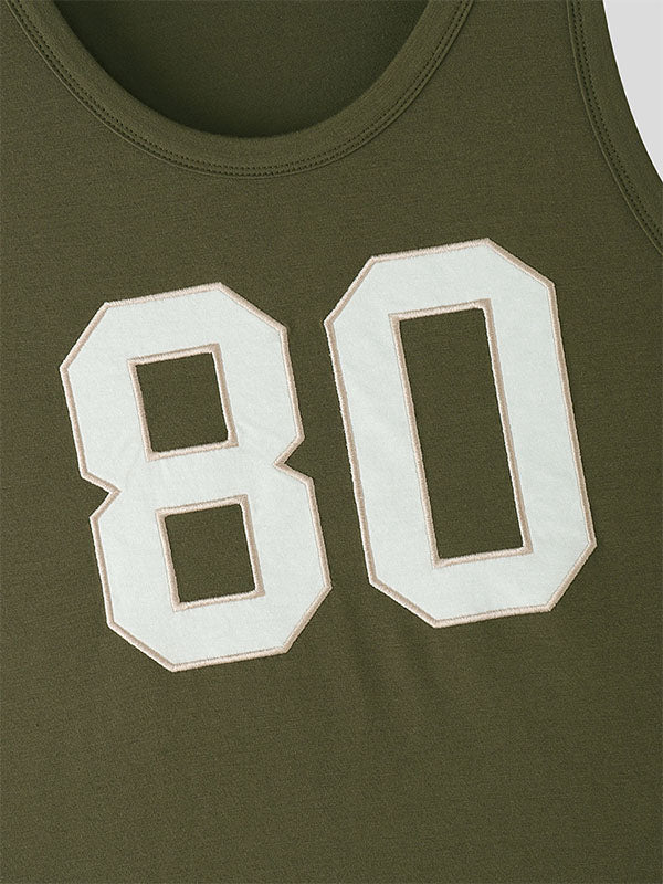 Mens Number 80 Print Casual Tank SKUL16142