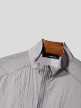 Men's Lightweight Semi Sheer Cropped Long Sleeve Jacket SKUL46175