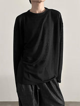 Mens Slightly Sheer Long Sleeve T-Shirt SKUK73585