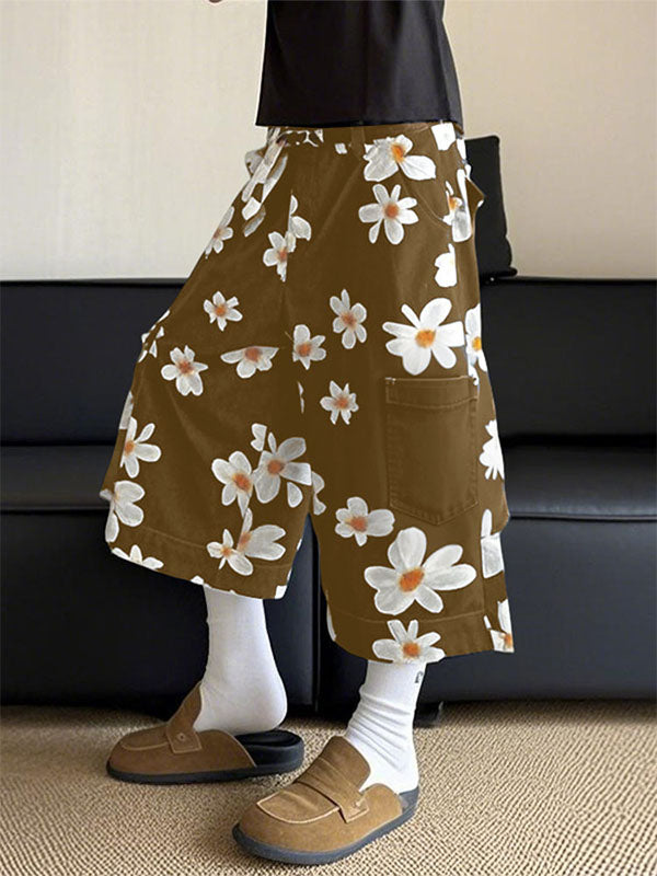Mens Floral Print Casual Pant SKUL17876