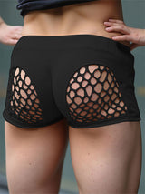 Men's Hollow Mesh Patchwork Short SKUL22533