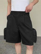 Men's Solid Color 3D Side Pocket Short SKUL45160
