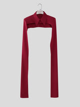 Men's Avant-Garde Deconstructed Sharp Pointed Collar Extra-Long Trailing Sleeves Cloak SKUL54089