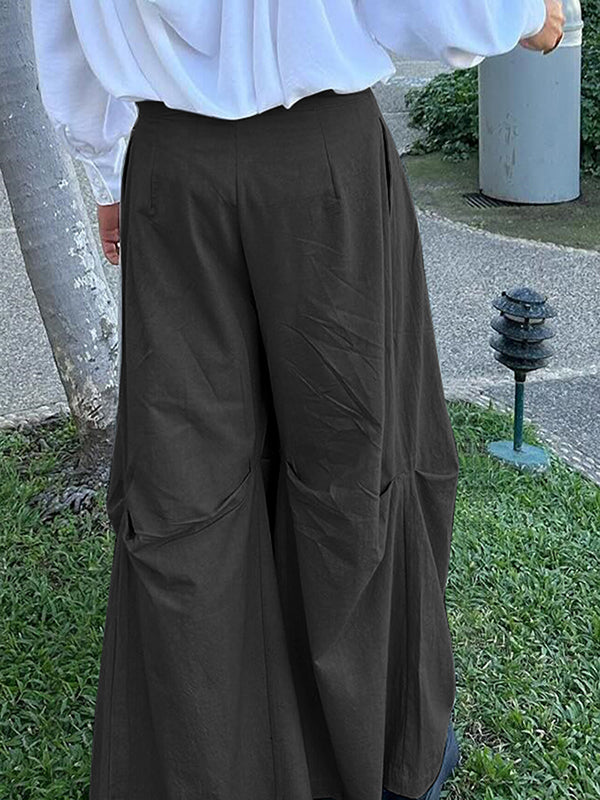 Mens Deconstruction Design Casual Wide Leg Pants SKUK45520