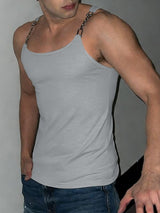 Men's Chain Strap Design Casual Tank SKUL54044