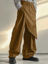 Mens Asymmetric Layered Design Casual Pant SKUK91163