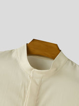 Men's Floral Print Long Sleeve Shirt SKUL48861