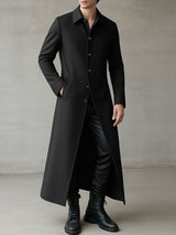 Men's Solid Texture Long Sleeve Cardigan SKUL30597