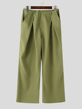 Men's Solid Color Loose Wide Leg Pant SKUL39708