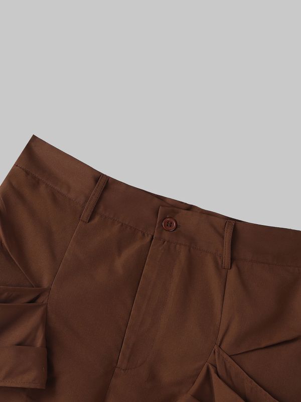 Men's Deconstructed 3D Ruched Flared Pant SKUL53282