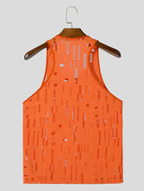 Mens Hollow Out See Through Sleeveless Vest SKUK58211