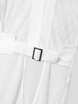 Men's Avant-Garde Strong-Shoulder Mesh-Panel Tactical Belted Techwear Waistcoat SKUL54772