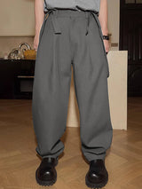 Mens Solid Button Design Casual Overall SKUK41158