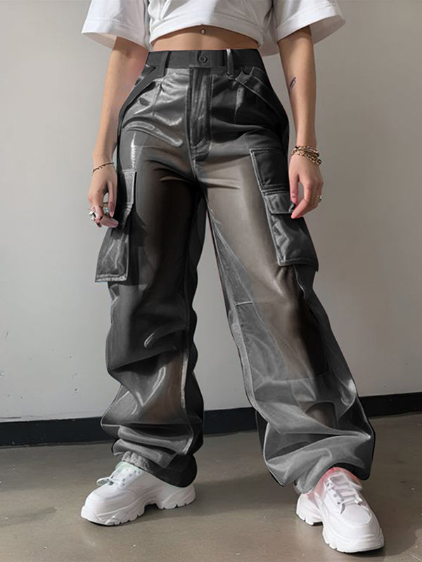 Mens Gradient Sheer Loose Casual Pant SKUL03640