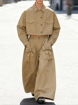 Men's Solid Casual Two Pieces Outfit SKUL38911