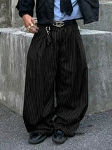 Men's Stripe Wide Leg Casual Pant SKUL28418