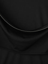 Men's Cut Out Design Contrast Color Striped Zipper Long Sleeve Sweatshirt SKUL36342