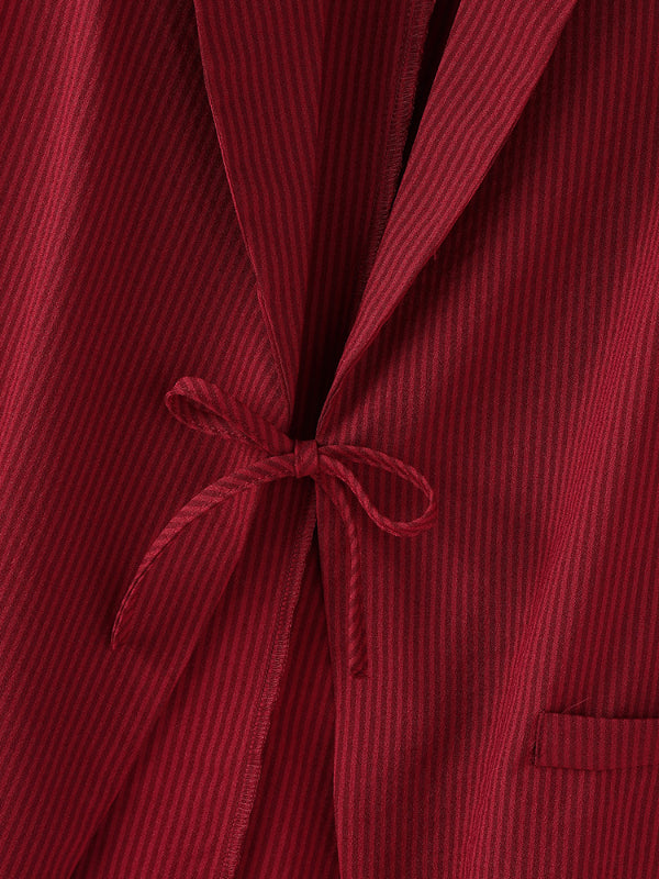 Men's Striped Casual Two Pieces Outfit SKUL21143