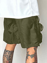 Mens Solid Color Multi-Zip Utility Short SKUL02185