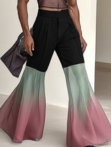 Men's Casual Gradient Flared Pant SKUL35042